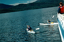 photo of kayaking park rangers