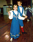 photo of young Leikarring dancers